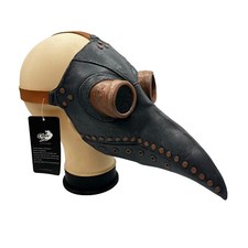 Steampunk Halloween Plague Doctor Mask Birds Mouth Long Nose Beak Natural Latex