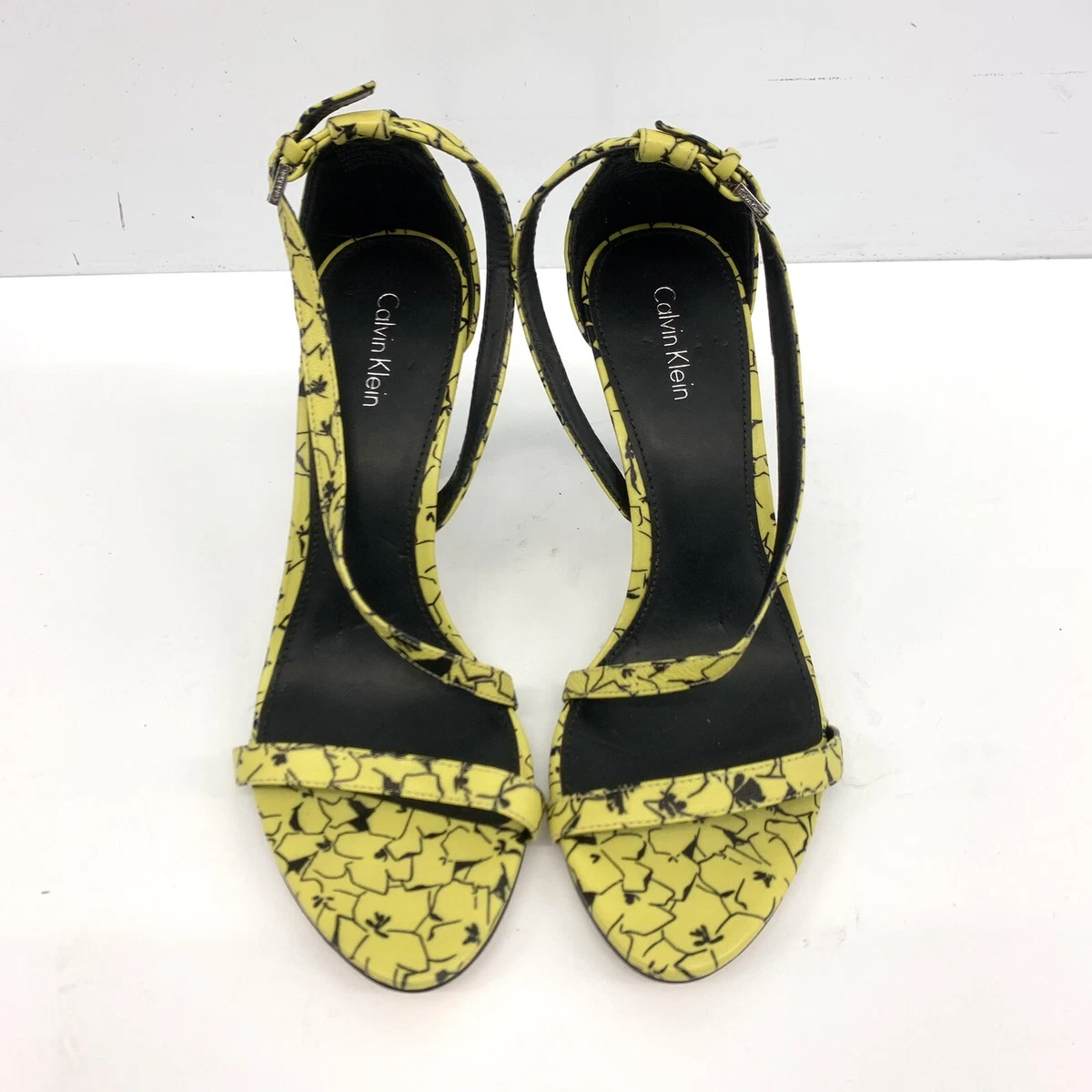 Calvin klein best sale yellow heels