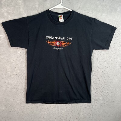 Vintage 2005 Bike Week Daytona Motorcycle Rally T Shirt Adult 
