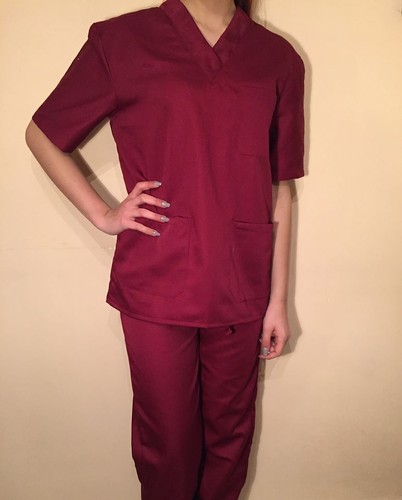 DIVISA SANITARIA OSPEDALIERA 14 COLORI UNISEX INFERMIERE MEDICO OSS MIS. COMODA - Foto 6 di 20