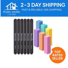 Professional Manicure Tools Kit: 12PCS Nail Files and Buffers for Flawless Nails