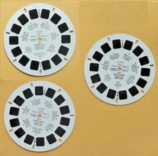 3 View-Master Stereo 3D Reels # B541-D, MAX UND MORITZ, 3 Scheiben - 3 Streiche