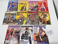 Lot of 11 1990's Iron Horse Vintage Magazine Motorcycle