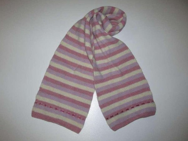 Women Monsoon Scarf Pink Wool One size