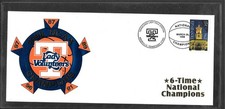 Championship Cover With Stamp Lady Volunteers 6 Time National Champion Basketbal