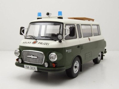 Barkas B 1000 Volkspolizei 1965 grün weiß Modellauto 1:18 MCG