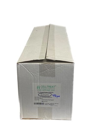 (46) CELLTREAT 96-Well 300uL PS Culture Plates Round Bottom Non-Treated 229590