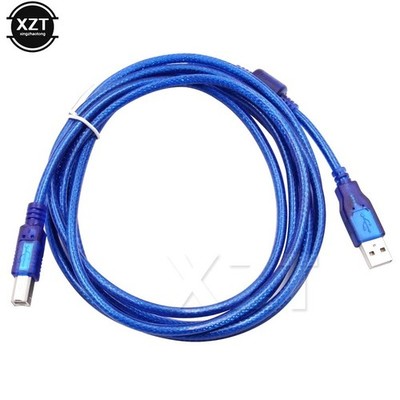 USB A to B 2.0 Printer Cable For Dell HP Brother Canon Epson Scanner Piano DAC