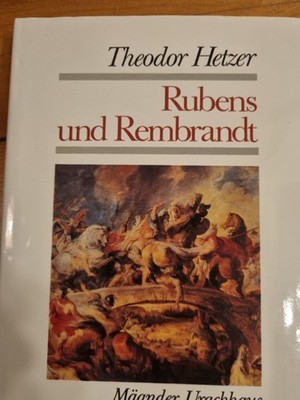 Rubens Rembrandt Sachbuch Theodor Hetzer Kunst Geschichte Deutsch Taschenbuch