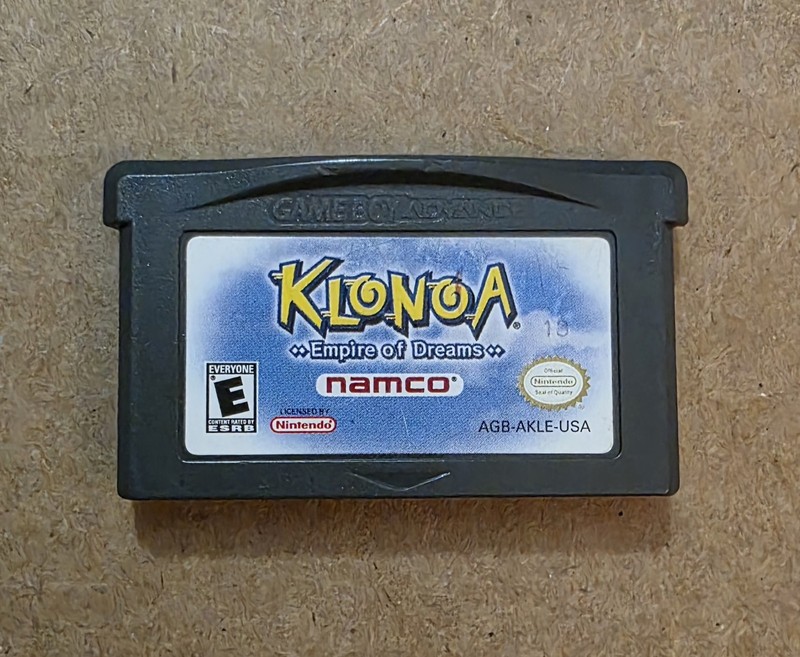 Klonoa: Empire of Dreams (Nintendo Game Boy Advance, GBA) Authentic & Tested