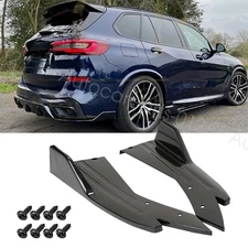 Rear Bumper Lip Diffuser Splitter Canards Protector For BMW X1 X3 X3m X5 Racing