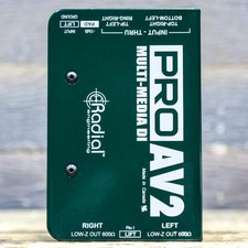 Radial Engineering PRO-AV2 Dual Channel Stereo Multi-Media Passive Direct Box