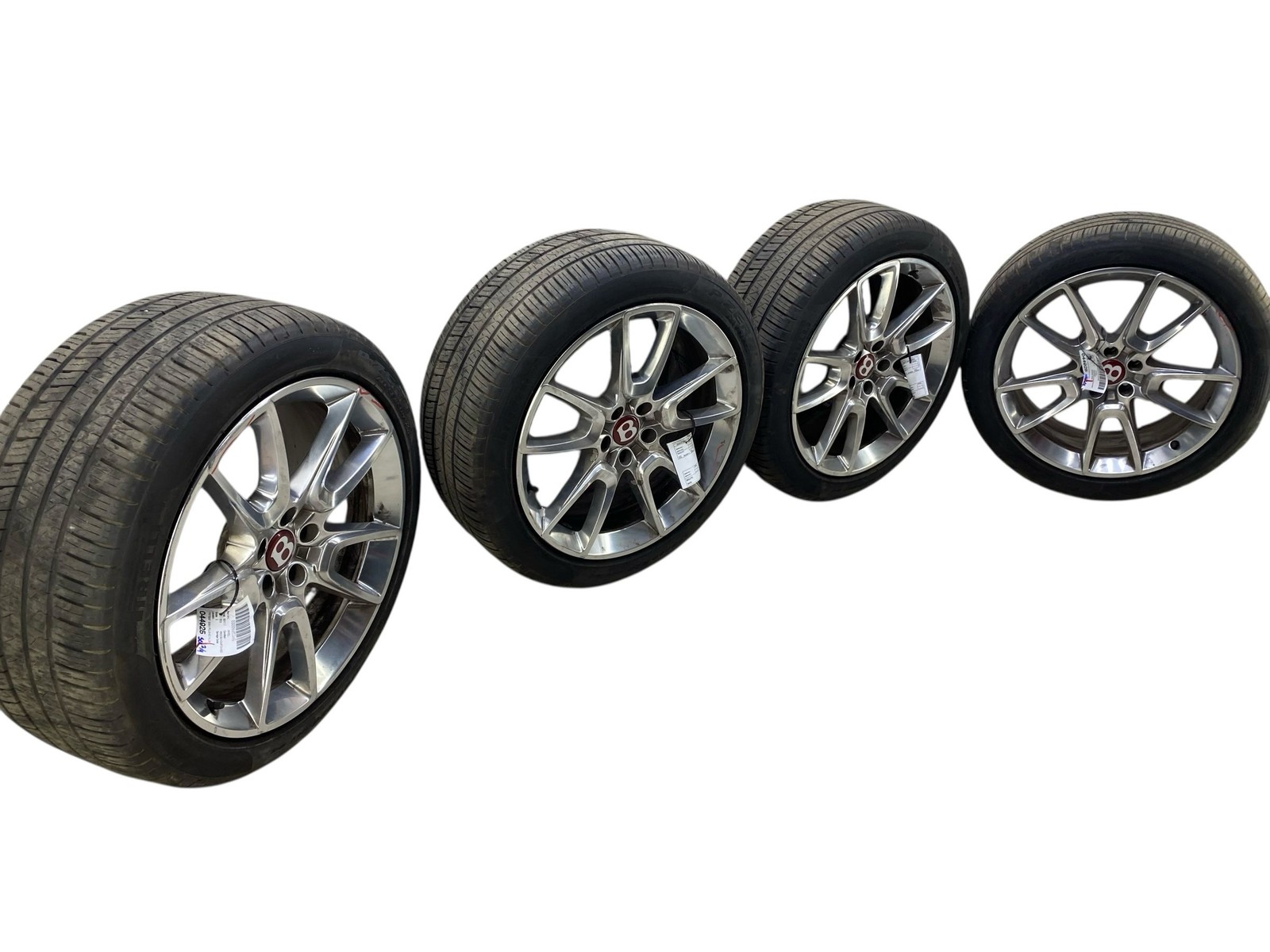 2015 BENTLEY CONTINENTAL 20x9.5 POLISHED ALUMINUM WHEEL RIM SET /275/40R20 TIRES