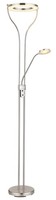 Globo Nd Ebro Deckenfluter Metall Verchromt, Led, 3000 K, 2500 Lm, Warmweiß, 194
