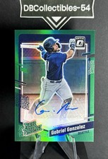 2023 Donruss Optic Gabriel Gonzalez Green Rated Prospect Auto 4/5