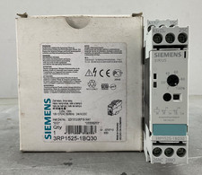 SIEMENS 3RP1525-1BQ30 ON-DELAY TIME RELAY 0.05-100HRS 24V AC/DC 2 C.O. CONTACTS