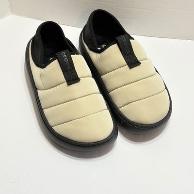 Crocs Classic Puff Moc 210706-0LK Moth/Multi Unisex Slip On Shoes Mens 7 Women 9