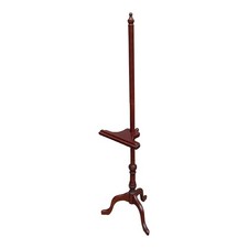 Vintage Cherry Wood Easel: Adjustable Tripod Painting Display