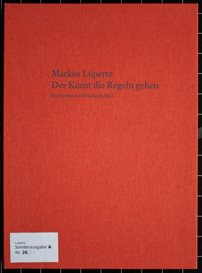 Markus Lüpertz Kunst Regeln geben Neoexpressionismus Farbradierung 2005 A 26/30 - Bild 2 von 4