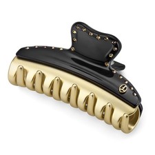 Black 3 Inch Medium Hair Claw Clip NonSlip French Jaw Accessories For Women