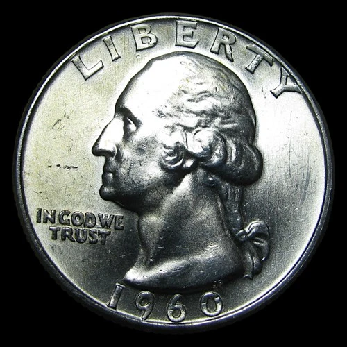 1960-D Washington Quarter ---- Unc Coin ---- #PP934