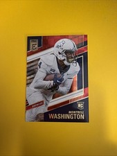 2022 Panini Donruss Elite - Rookies Montrell Washington #169 Red /399 (RC)