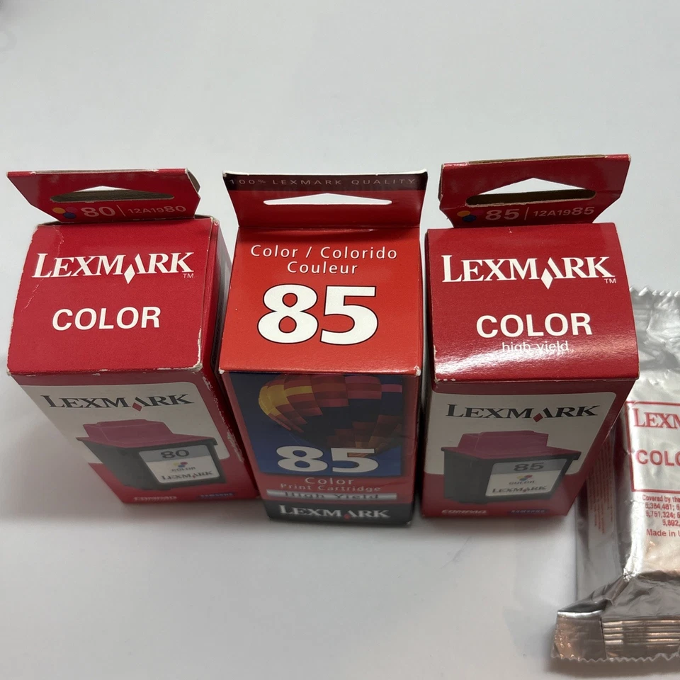 GENUINE Lexmark 85 & 80 Color HIGH YIELD Ink Cartridge - Image 2 of 4