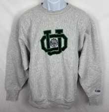 Vintage 90s Ohio University Bobcats Gray Crewneck Sweater XL Made In USA Heavy