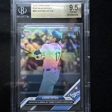 2024 Topp Now Platinum Member 1/1 665  Ohtani Bgs 9.5 Sick 1/1 Ohtani