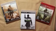 PlayStation PS3 3 game bundle  Call of Duty Modern Warfare 2, 3, and 4 physical