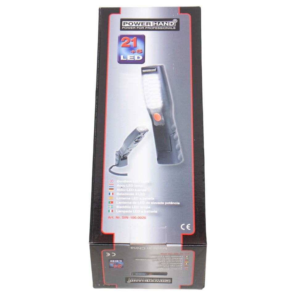 POWERHAND SIN-100.1060 3in1 Inspektionslampe | CREE & COB LED, 350 Lumen, Magnetisch