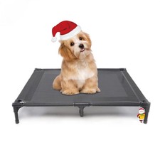 suddus Elevated Dog Bed for Medium Dogs, Dual Support Cooling Cot with Teslin...