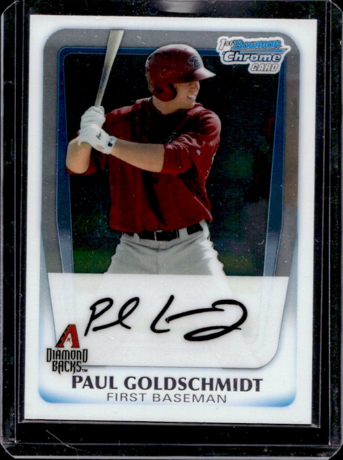 2011 Bowman Paul Goldschmidt Chrome 1st Prospect Rookie RC #BCP99 Diamondbacks