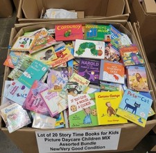 Lot of 20 Story Time Books for Kids Picture Daycare Childre MIX Assorted Bundle