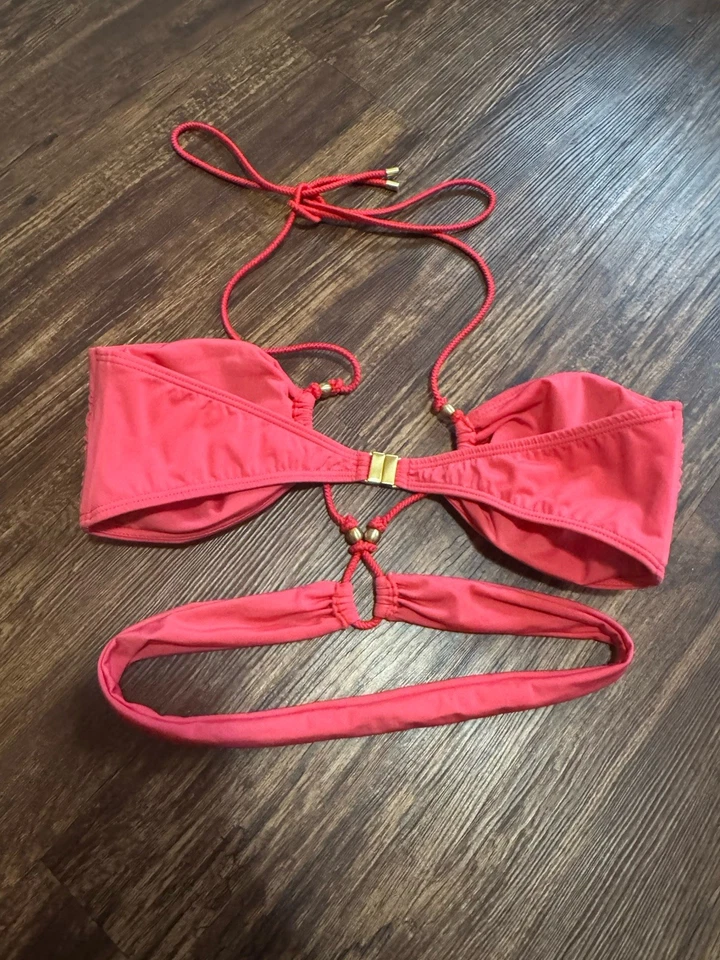 Top halter grande ViX by Paula Hermanny Brasil sólido Gi Foto 3 de 4