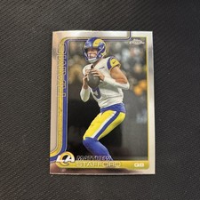 Topps 2025 Chrome Matthew Stafford Rams #169 Base Set Football Card