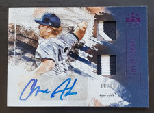 2019 Diamond Kings Chance Adams DK Material Signatures Auto Purple 10/10 Yankees