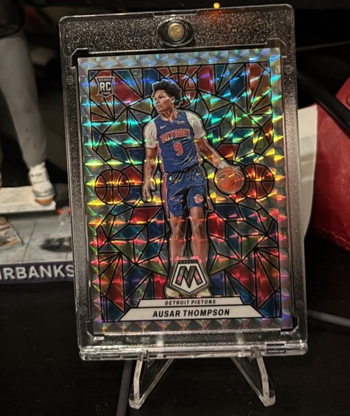 2023-24 Panini Mosaic Prizm Ausar Thompson Stained Glass #No. 1 RC