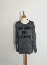 Leichter Damen-Pullover Gr. 38, schwarz, Lure...