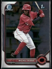 2022 Bowman #BCP-75 Michel Triana Chrome Prospects