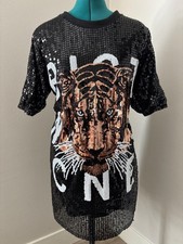 Fashion nova animal inside me sequin woman dress size Medium
