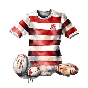 Rugby Sport Self Adhesive Vinyl Sticker