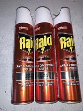 3 X Raid Ant & Cockroach killer 300ml New Good Expiry Date
