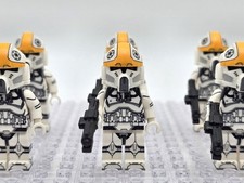 CUSTOM Star Wars Phase 2 Pilot Clone Trooper Brick Minifigure