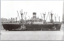 RPPC WWII British SS Teiresias Postcard ? Bombed & Sunk June 1940