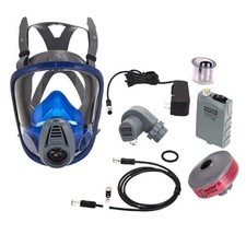 MSA OptimAir 10034151 Powered Air Purifying Respirator w/ Advantage 3100 Facepie