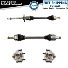 Front CV Axle Shaft Assembly Wheel Hub Bearing Kit Set 4pc for Odyssey 6sp Auto