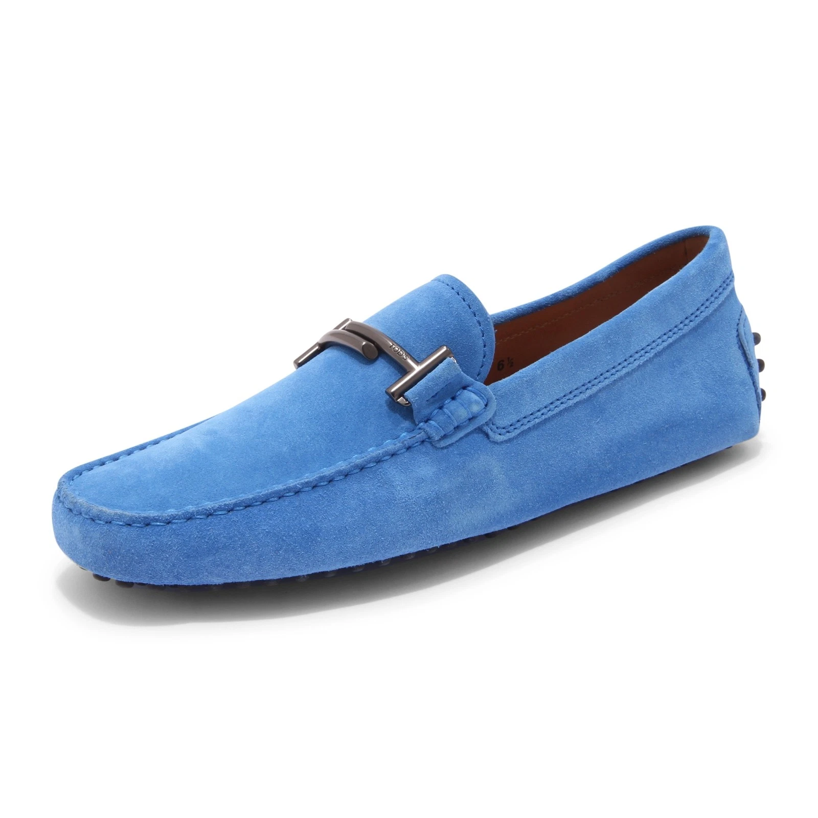 TOD’S 0846AR mocassino uomo TOD'S man suede loafer bluette