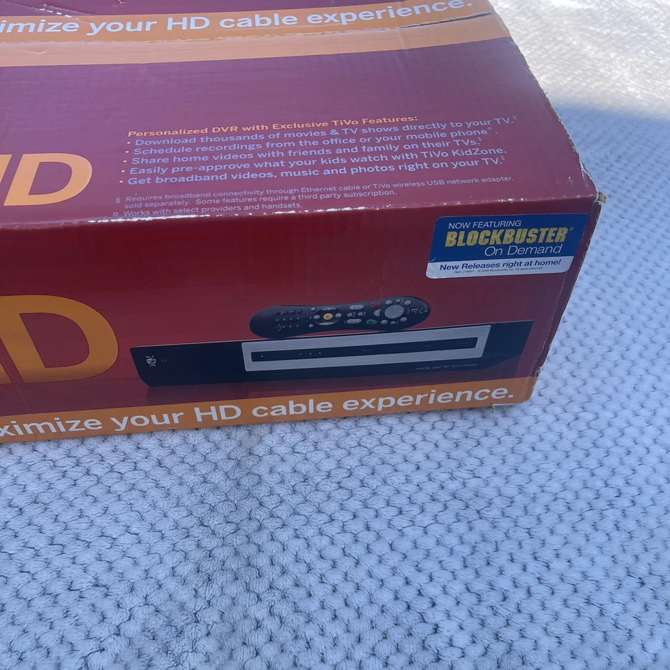 TiVo HD: TCD652160 DVR - New, Sealed In Box - Includes Remote & All Cables - Image 4 of 4