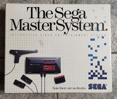 The Sega Master System with Box & Accessories